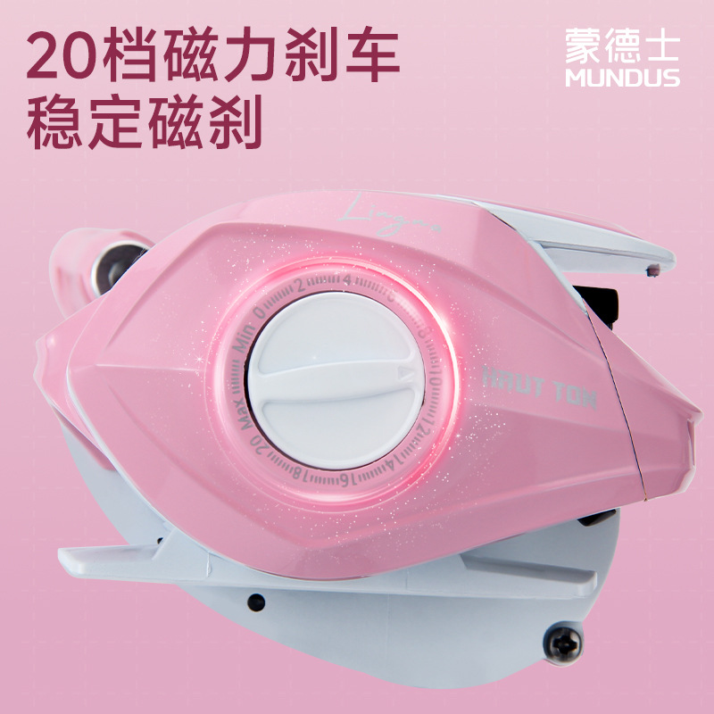 Pink 6.3:1 Gear Ratio 3+1 Ball - Ice Fishing Reel 评论和价格