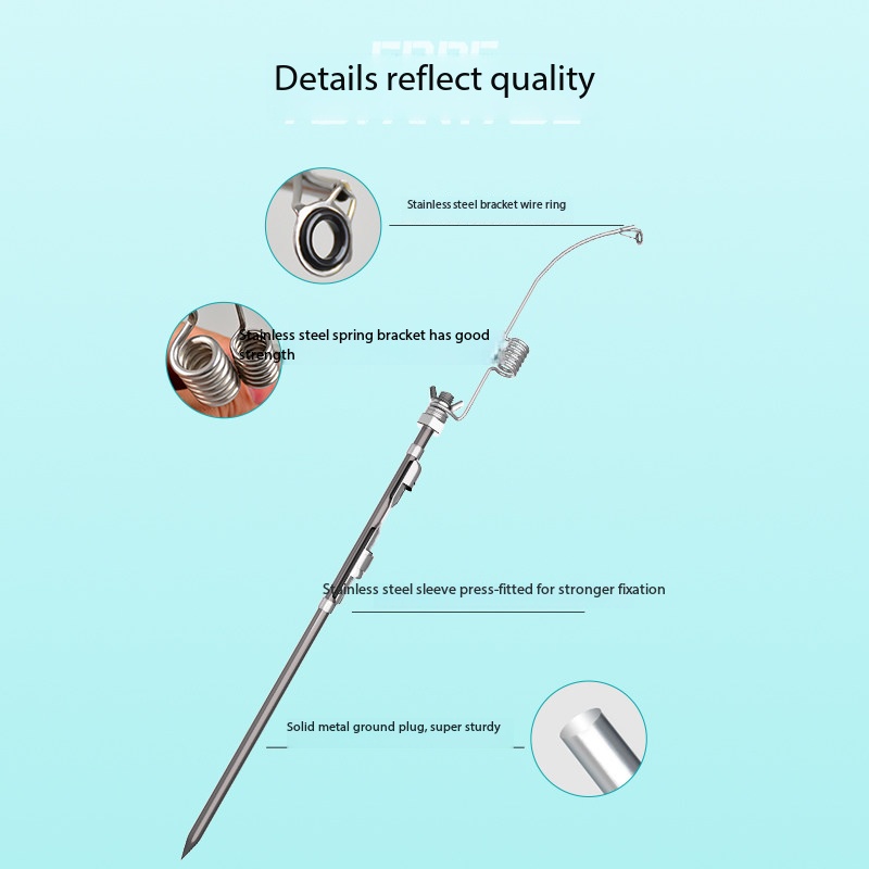 Spring Rod Mini Portable One-P - Ice Fishing Reel 评论和价格