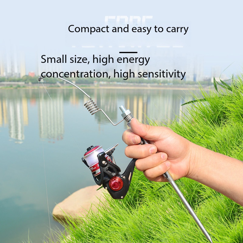 Spring Rod Mini Portable One-P - Ice Fishing Reel 评论和价格