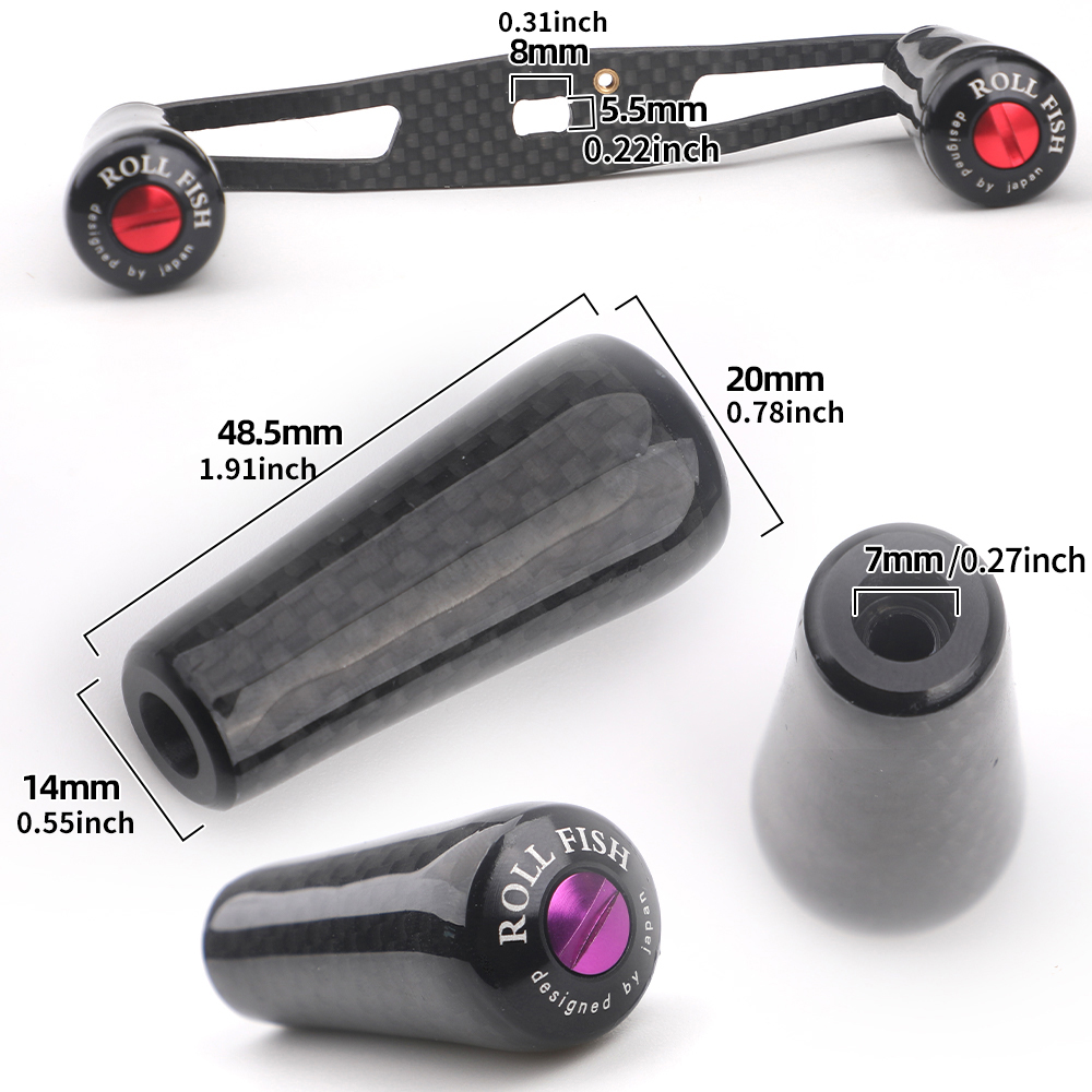 ROLLFISH Carbon Fiber Rocker A - Reel Handle 评论和价格