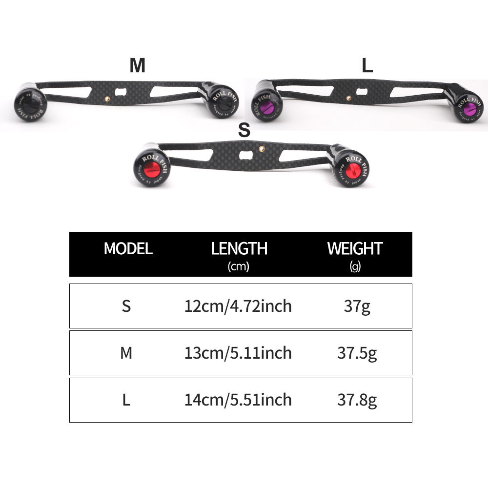 ROLLFISH Carbon Fiber Rocker A - Reel Handle 评论和价格