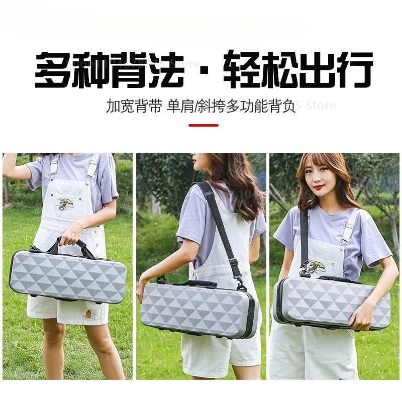 Hard Shell Mini Fishing Rod Ca - Reel Cover 评论和价格