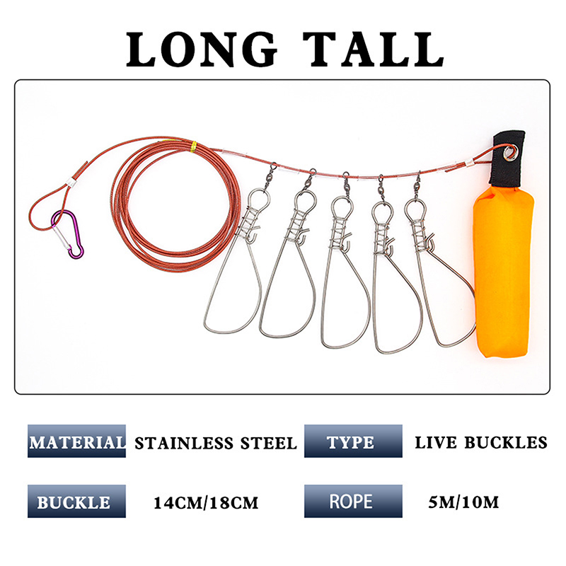 New 5-snap Float Fish Stringer - Conventional Reel 评论和价格