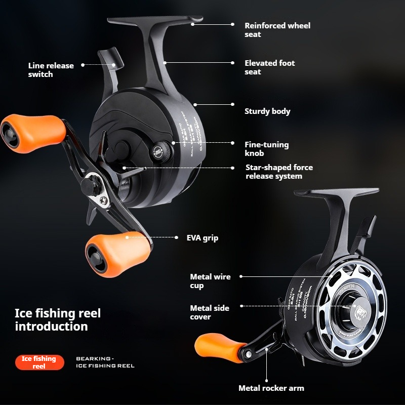 Winter Ice Fishing Reel, Micro - Ice Fishing Reel 评论和价格