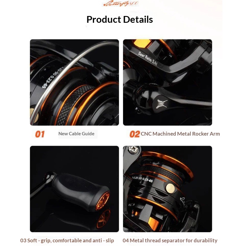 Butterfly Spinning Reel 800 Si - Abu Garcia Reel Revo 评论和价格