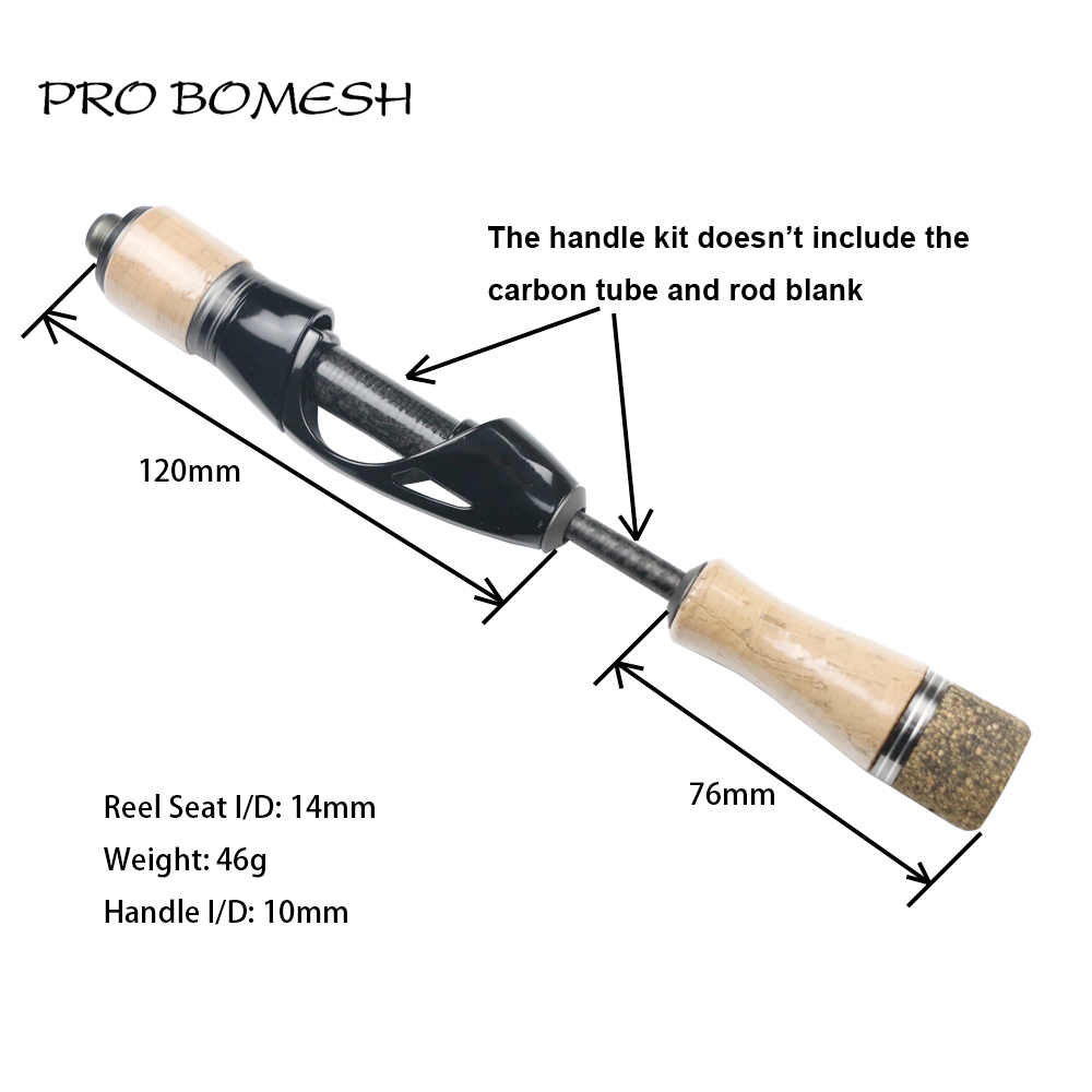 Pro Bomesh 1 Set Cork Handle S - Ice Fishing Reel 评论和价格